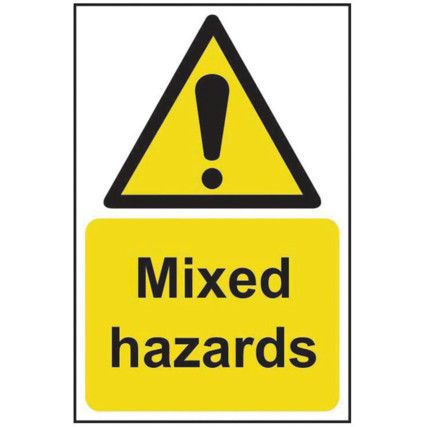 MIXED HAZARDS - RPVC (200 X300MM)