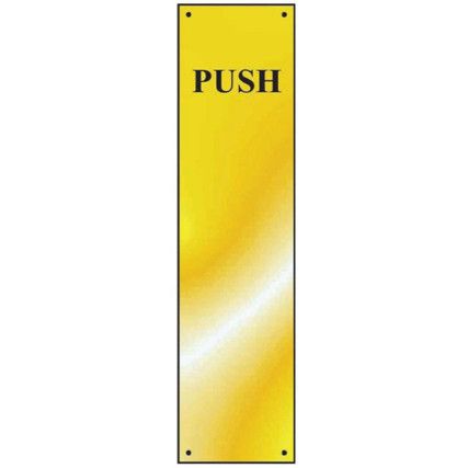 PUSH FINGER PLATE - PSS (75X300MM)