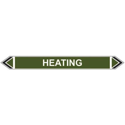 FLOW MARKER - HEATING (GREEN -(PK-5)