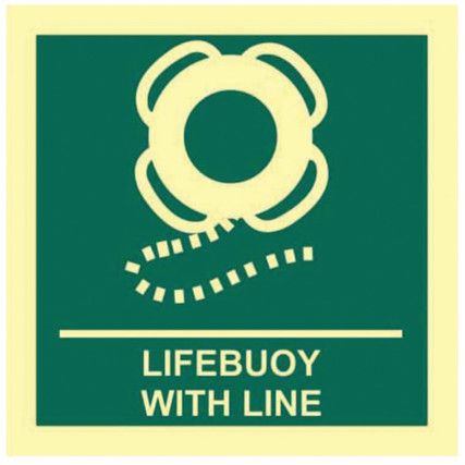 LIFEBUOY WITH LINE - PHS (150X150MM)