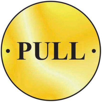 PULL DOOR DISC - PB (75MM DIA.)