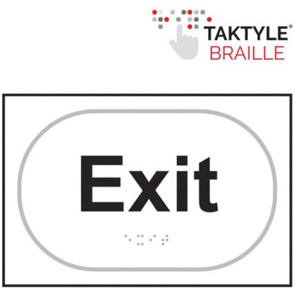 EXIT - TAKTYLE (225 X 150MM)