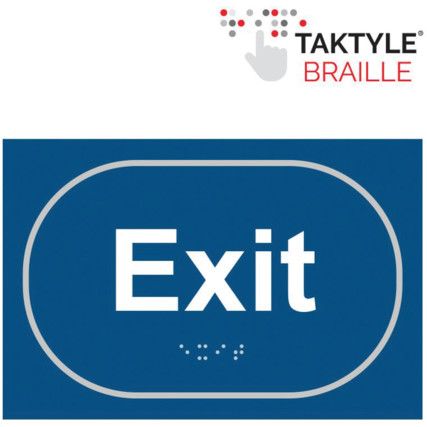 EXIT - TAKTYLE (225 X 150MM)