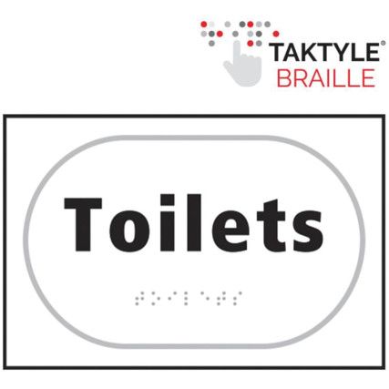 TOILETS - TAKTYLE (225 X 150MM)