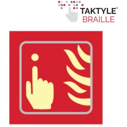 FIRE ALARM GRAPHIC -TAKTYLEPH(150 X 150MM)