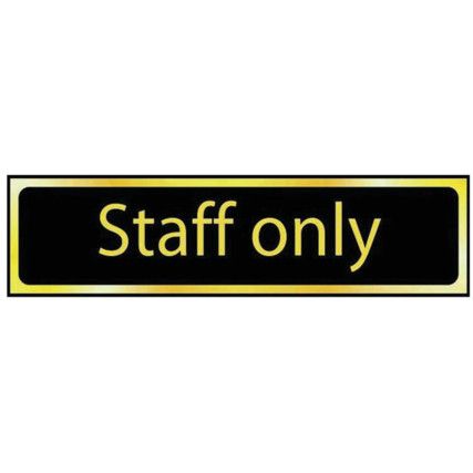 STAFF ONLY - POL (200 X 50MM)