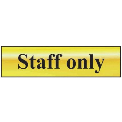 STAFF ONLY - POL (200 X 50MM)