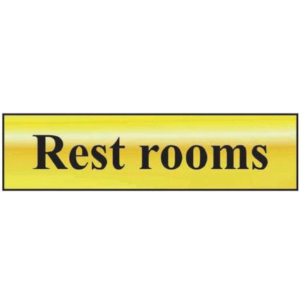 REST ROOMS - POL (200 X 50MM)