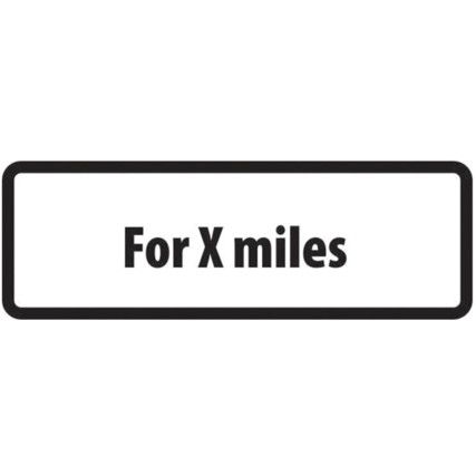 SUPPLEMENTARY PLATE 'FOR XMILES'- ZIN (685 X 275MM)