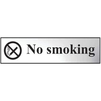 NO SMOKING - CHR (200 X 50MM)