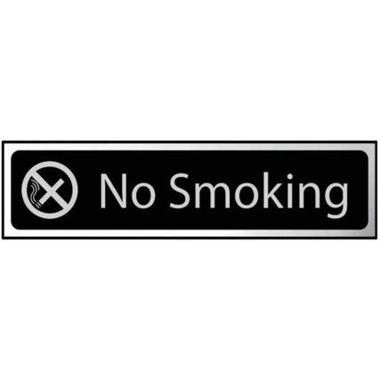 NO SMOKING - CHR (200 X 50MM)