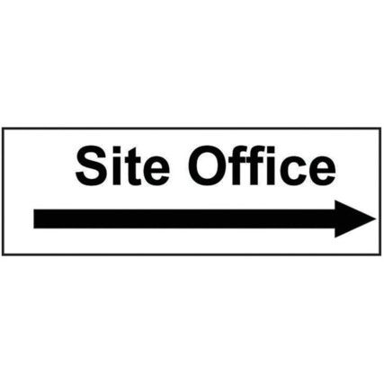 SITE OFFICE ARROW RIGHT -RPVC(300 X 100MM)