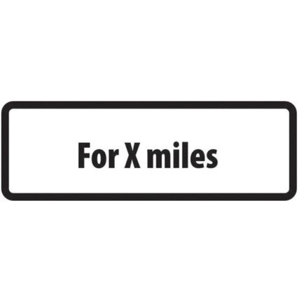 SUPPLEMENTARY PLATE 'FOR XMILES'- ZIN (860 X 360MM)