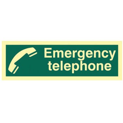 EMERGENCY TELEPHONE - PHS (300X100MM)