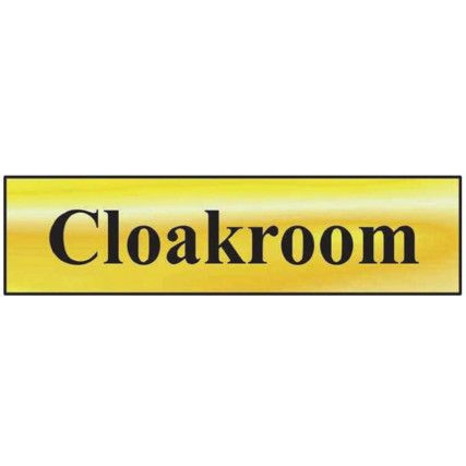 CLOAKROOM - POL (200 X 50MM)