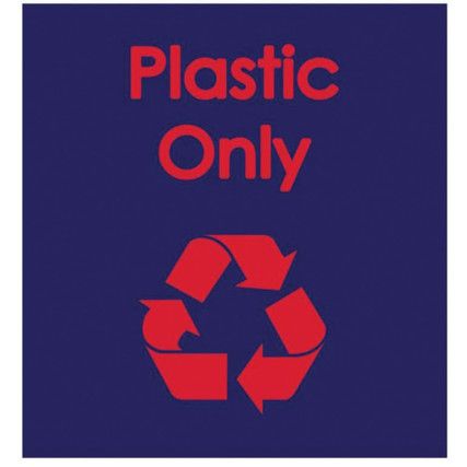 WAREHOUSE RECYCLING SACK 'PLASTICONLY' - (920 X 1000MM)