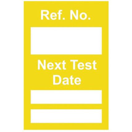 NEXT TEST MINI TAG INSERT -YELLOW(PK-20)