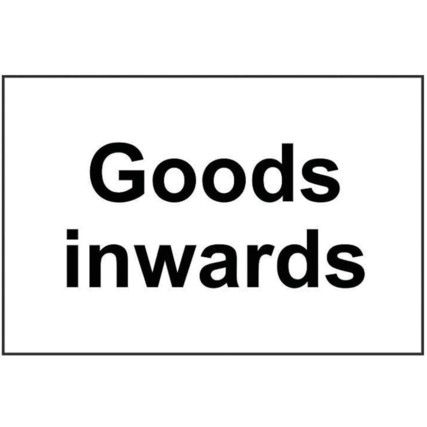 GOODS INWARDS - SAV (300 X 200MM)