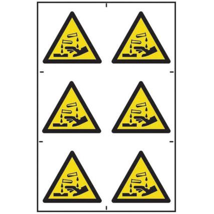 CORROSIVE SYMBOLS - PVC (200X300MM)