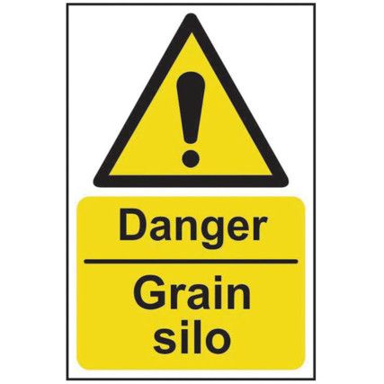 DANGER GRAIN SILO - COREX (200X300MM)