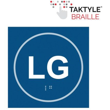 LG (TEXT) - TAKTYLE (150 X 150MM)