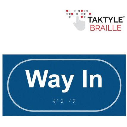 WAY IN - TAKTYLE (300 X 150MM)