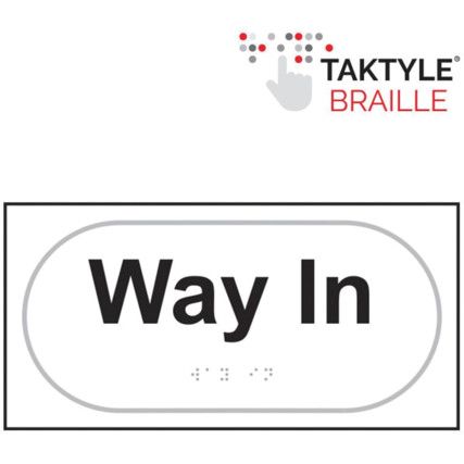 WAY IN - TAKTYLE (300 X 150MM)