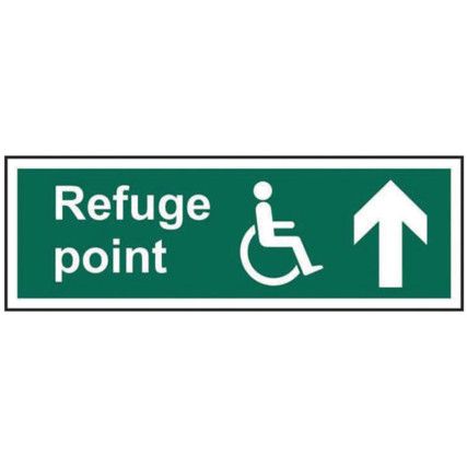 REFUGE POINT ARROW UP - SAV (300X100MM)