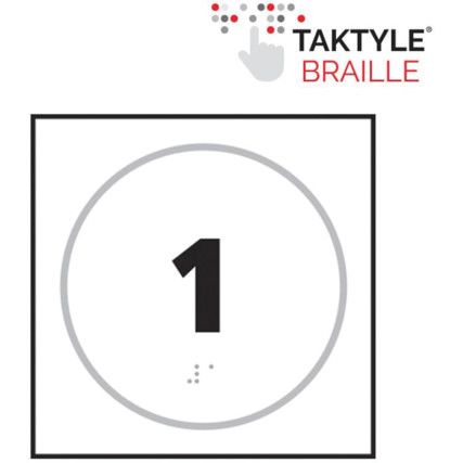 NUMBER 1 - TAKTYLE (150 X 150MM)