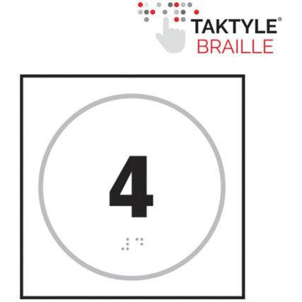 NUMBER 4 - TAKTYLE (150 X 150MM)