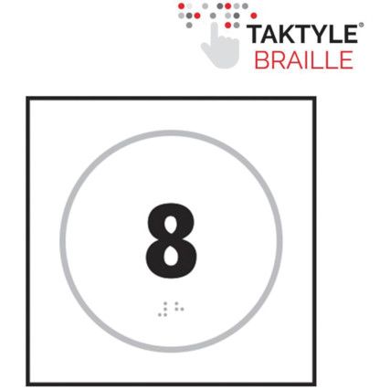 NUMBER 8 - TAKTYLE (150 X 150MM)