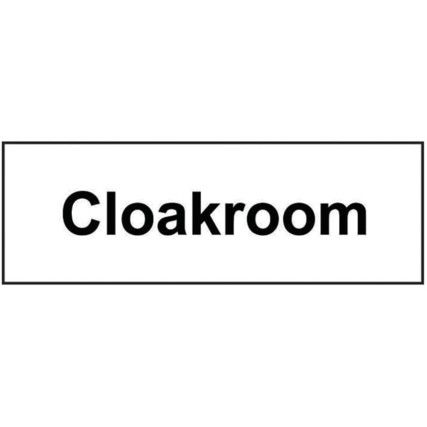 CLOAKROOM - SAV (300 X 100MM)