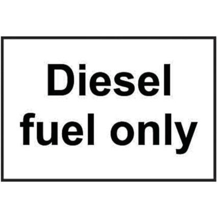 DIESEL FUEL ONLY - SAV (150X100MM)