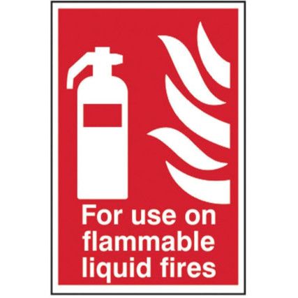 FOR USE ON ALL FLAMMABLE LIQUIDFIRES - PVC (200 X 300MM)