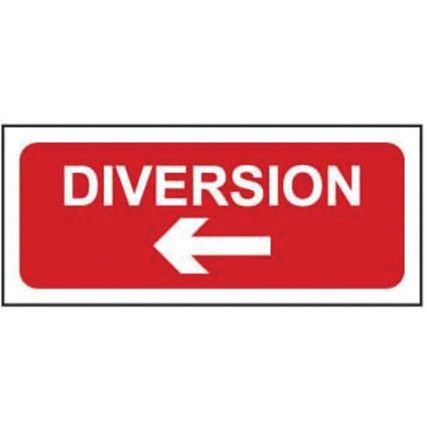 DIVERSION LEFT ARROW - QSIGN(1050 X 450MM)