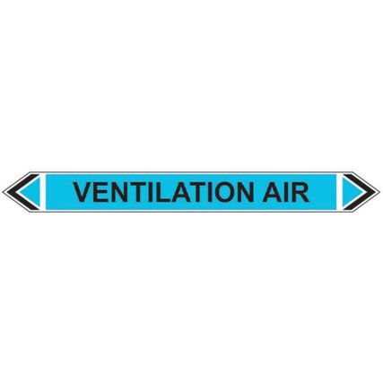 FLOW MARKER - VENTILATION AIR(LIGHT BLUE (PK-5)