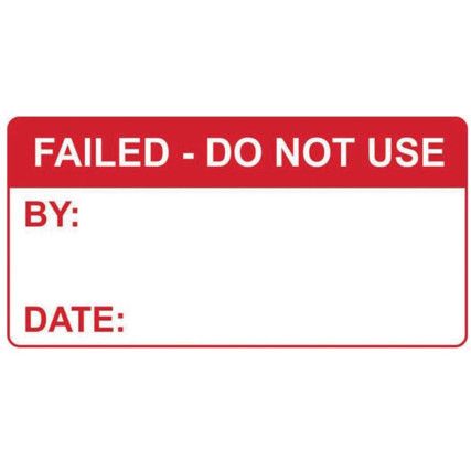 FAILED - DO NOT USE-SELF LAMINATING LABELS(50X25MM ROLL OF 250)