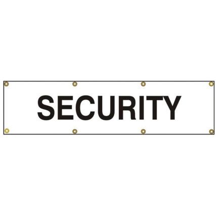 SECURITY - BAN (1200 X 300MM)