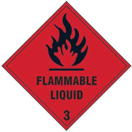 FLAMMABLE LIQUID 3 - SAV (200X200MM)