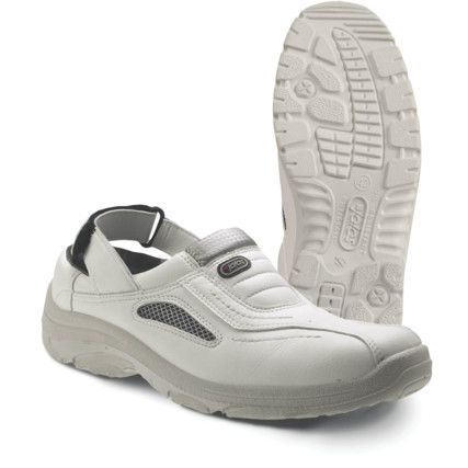 JALAS 5012 MENU O1, SRC NON-SAFETY SANDAL WHITE SZ-36 UK-3