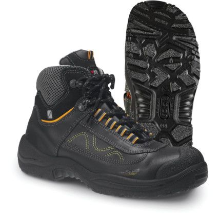 JALAS 3498 HIGHLIGHT S3, SRC BOOTBLACK SZ-43 UK-8.5