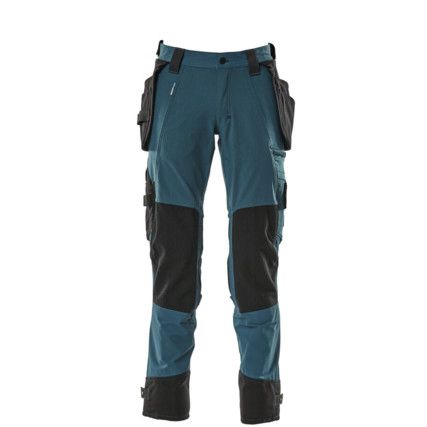 TROUSERS WITH HOLSTER POCKETS DARK PETROLEUM (L30W30.5)