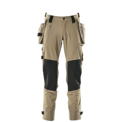 TROUSERS WITH HOLSTER POCKETS LIGHT KHAKI (L30W30.5)