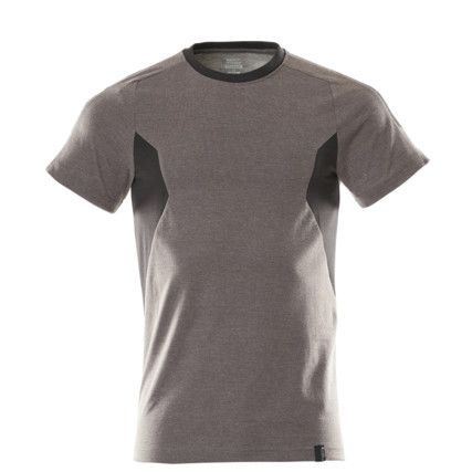 ACCELERATE, T-Shirt, Men, Grey/Black, Cotton/Polyester, Short Sleeve, S