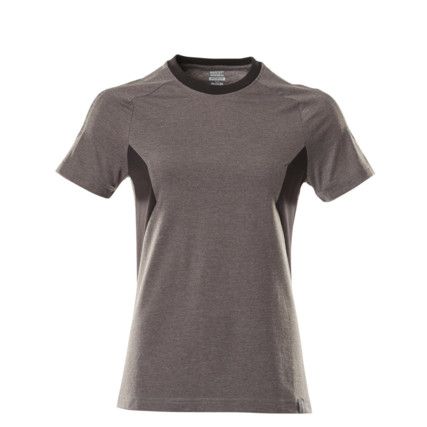 ACCELERATE, T-Shirt, Women, Grey/Black, Cotton/Polyester, Short Sleeve, S