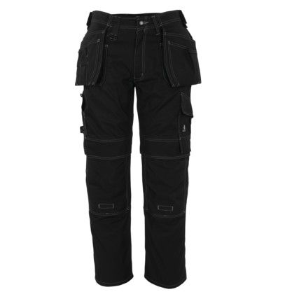 RONDA TROUSERS WITH HOLSTER POCKETS BLACK (L30W30.5)