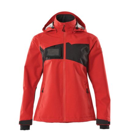 ACCELERATE OUTER SHELL JACKET TRAFFIC RED/BLACK (4XL)