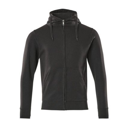 GIMONT HOODIE WITH ZIPPER BLACK (XS)