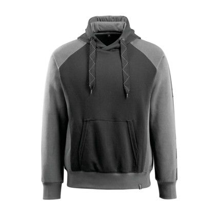 UNIQUE REGENSBURG HOODIE BLACK/DARKANTHRACITE (XS)