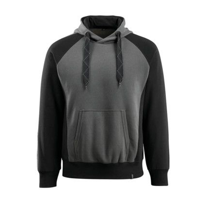 UNIQUE REGENSBURG HOODIE DARKANTHRACITE/BLACK (XS)